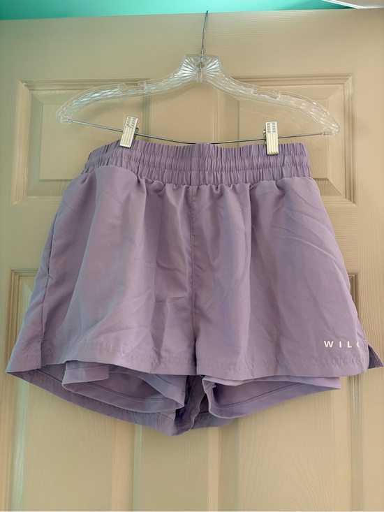 Wilo The Label Pants - Wilo The Label 2 In 1 Running Shorts L Large Lilac Purple Layered Athletic Compr